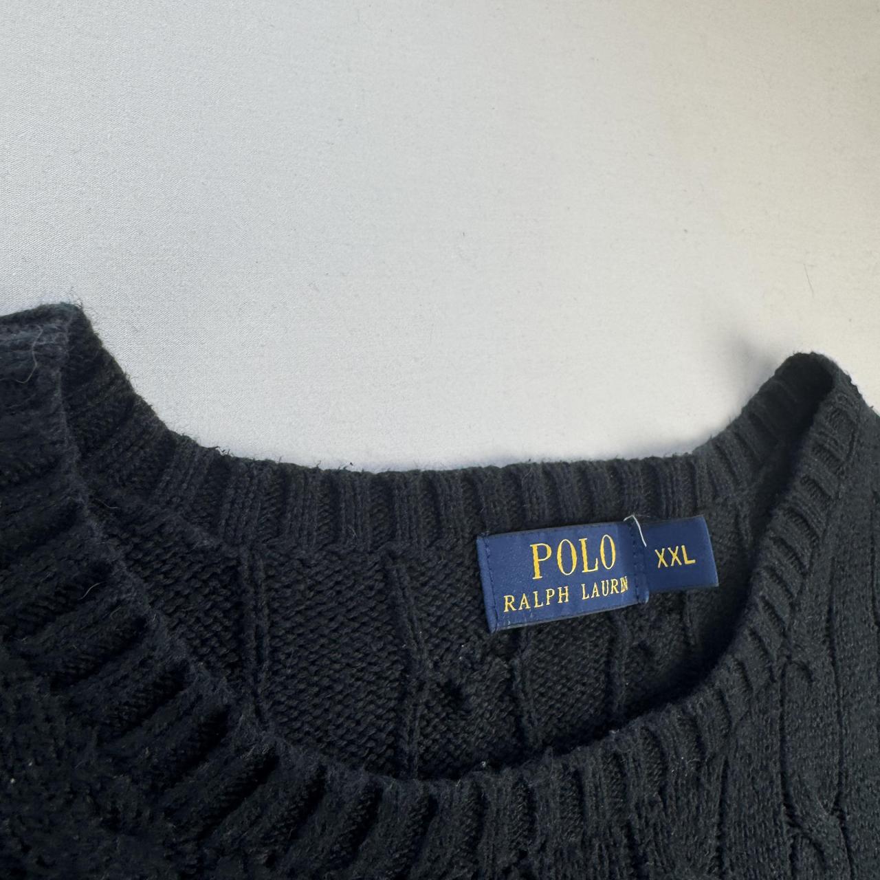 Polo Ralph Lauren Crewneck Knit Sweater in Navy Size XXL