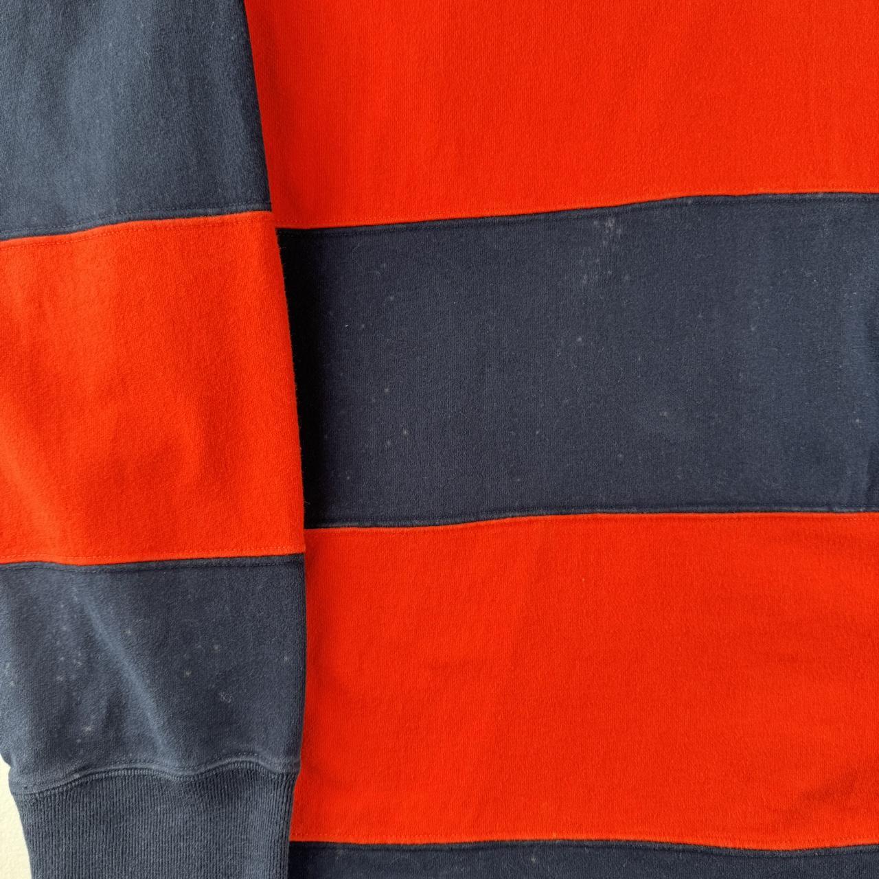 Polo Ralph Lauren Striped Embroidered Pony Rugby Polo Shirt L