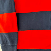 Polo Ralph Lauren Striped Embroidered Pony Rugby Polo Shirt L