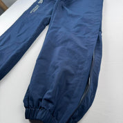 Canterbury Tracksuit Bottoms Cuffed Navy and White S