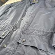 Modern Barbour Navy Durham Stowaway Jacket L