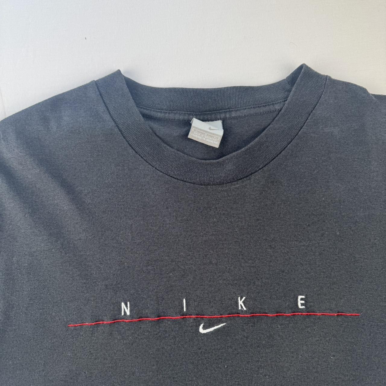 1990s Nike Embroidered Spellout Oversized T-Shirt L