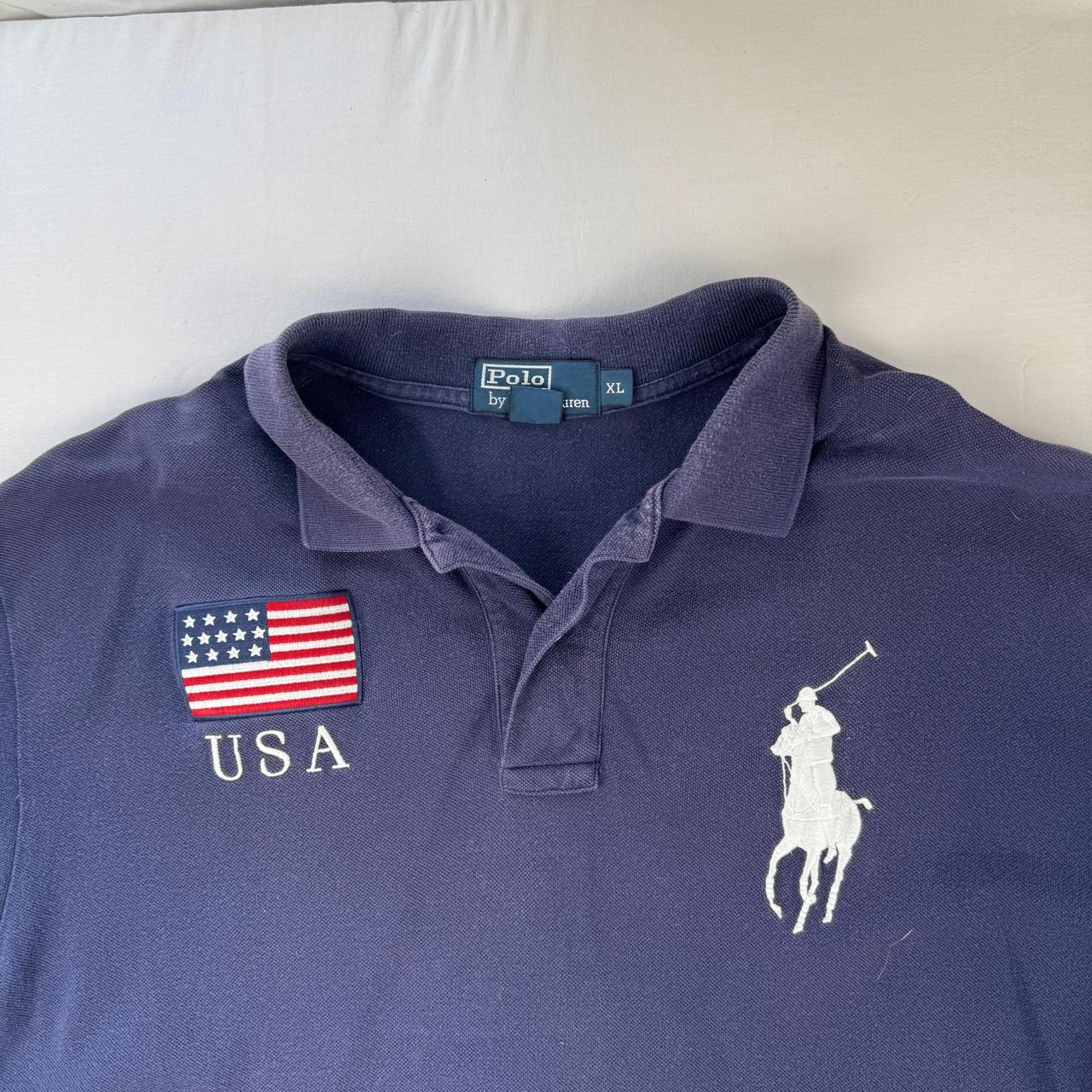 Polo By Ralph Lauren Rugby Shirt in Navy Size XL
