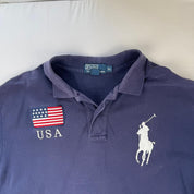 Polo By Ralph Lauren Rugby Shirt in Navy Size XL