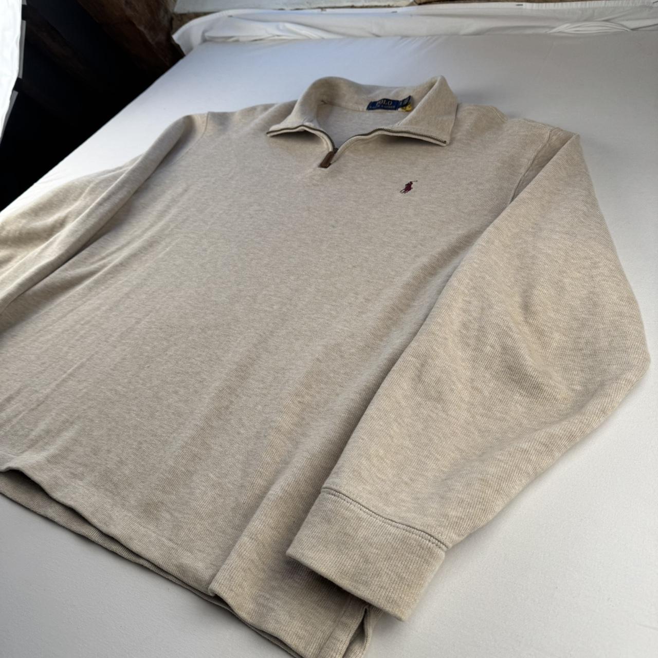 Polo Ralph Lauren Embroidered Pony Quarter Zip Jumper XL
