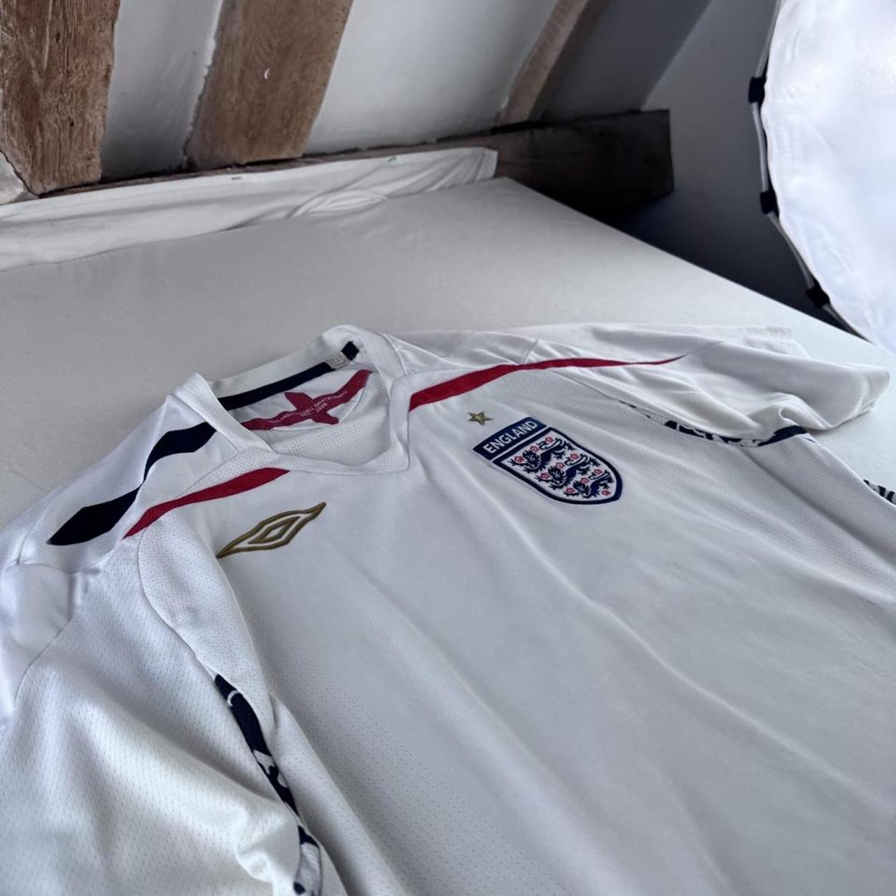 2007-09 Umbro England Football Home Jersey L