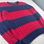 Polo Ralph Lauren Embroidered Pony Striped Knitted Jumper S
