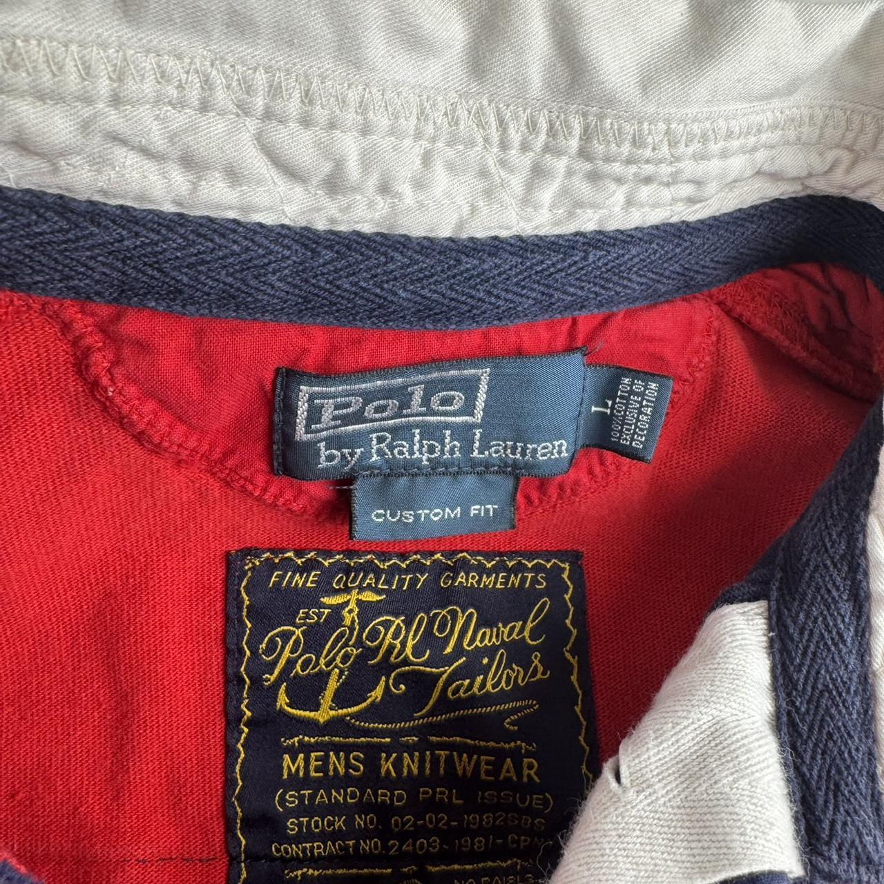 Polo Ralph Lauren Embroidered Vintage Rugby Polo Shirt L
