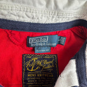 Polo Ralph Lauren Embroidered Vintage Rugby Polo Shirt L