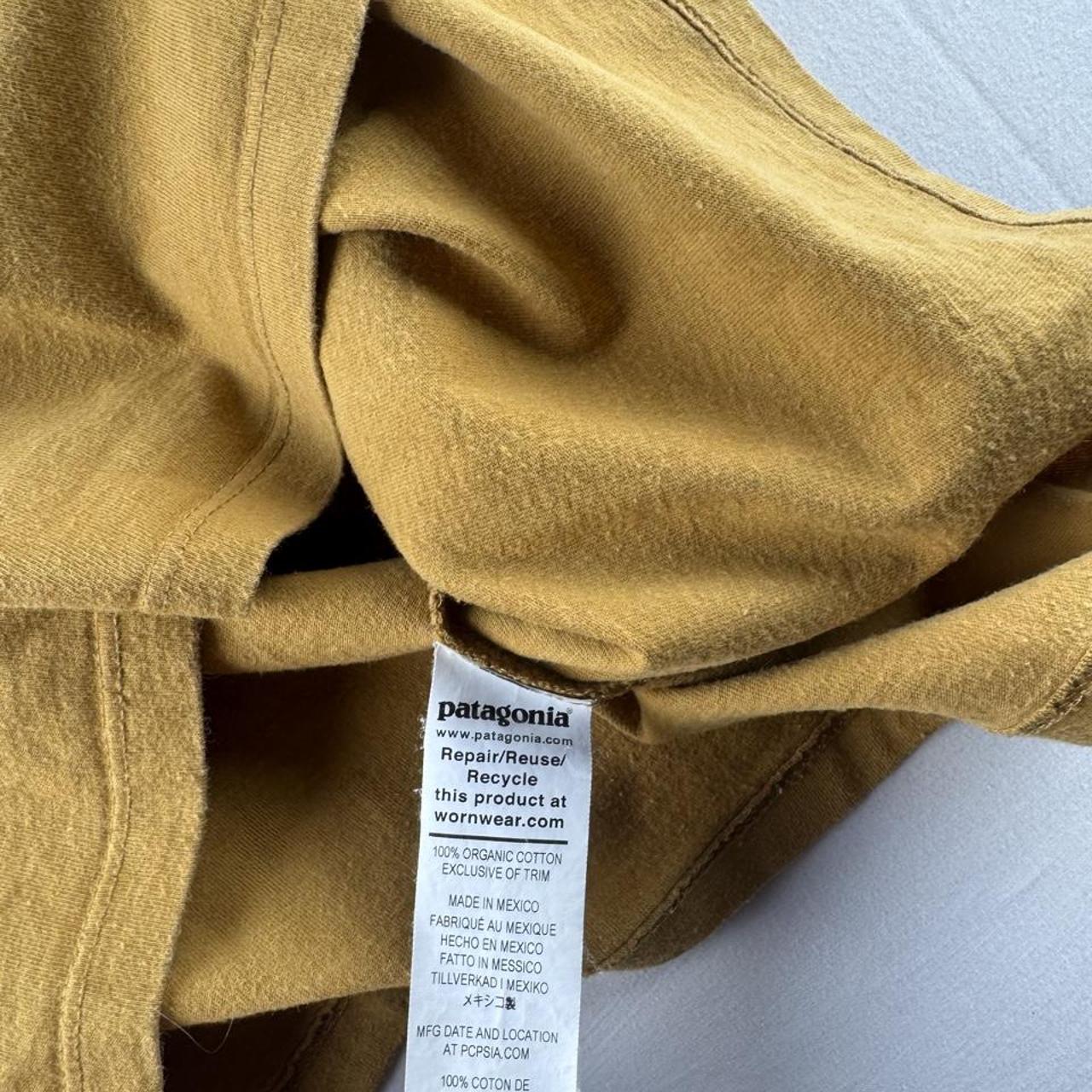 Patagonia Organic Cotton Mustard Uprisal T-Shirt S