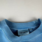 Blue Carhartt WIP Pocket Logo Nelson Sweatshirt L