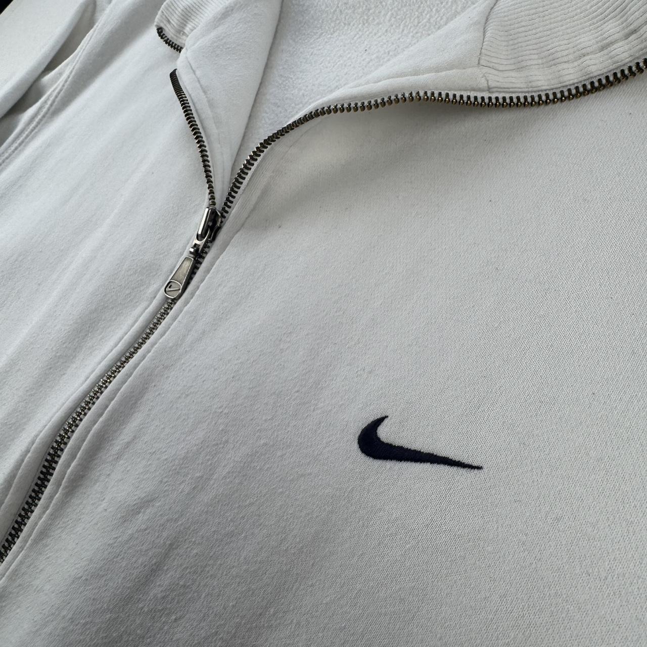 Early 2000s Nike Embroidered Swoosh Cotton Track Jacket XL