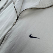 Early 2000s Nike Embroidered Swoosh Cotton Track Jacket XL