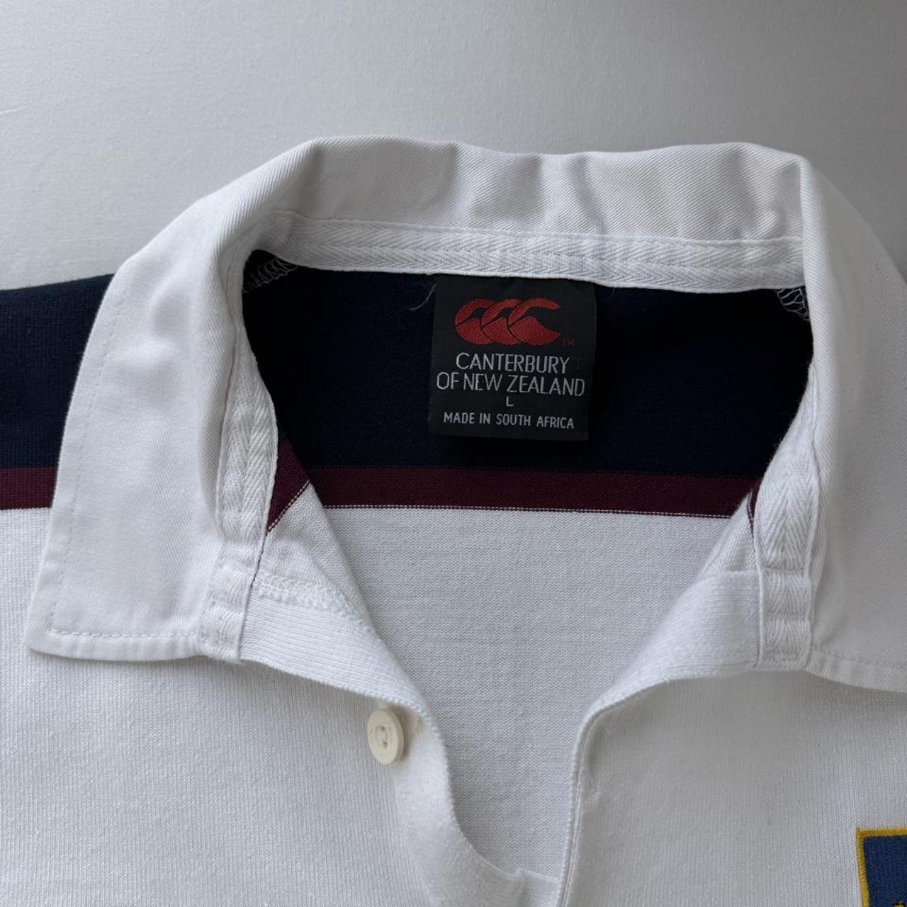 2002 Rare Canterbury Swansea Rugby Polo Shirt L