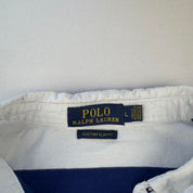 Womens Polo Ralph Lauren Striped Rugby Polo Shirt L