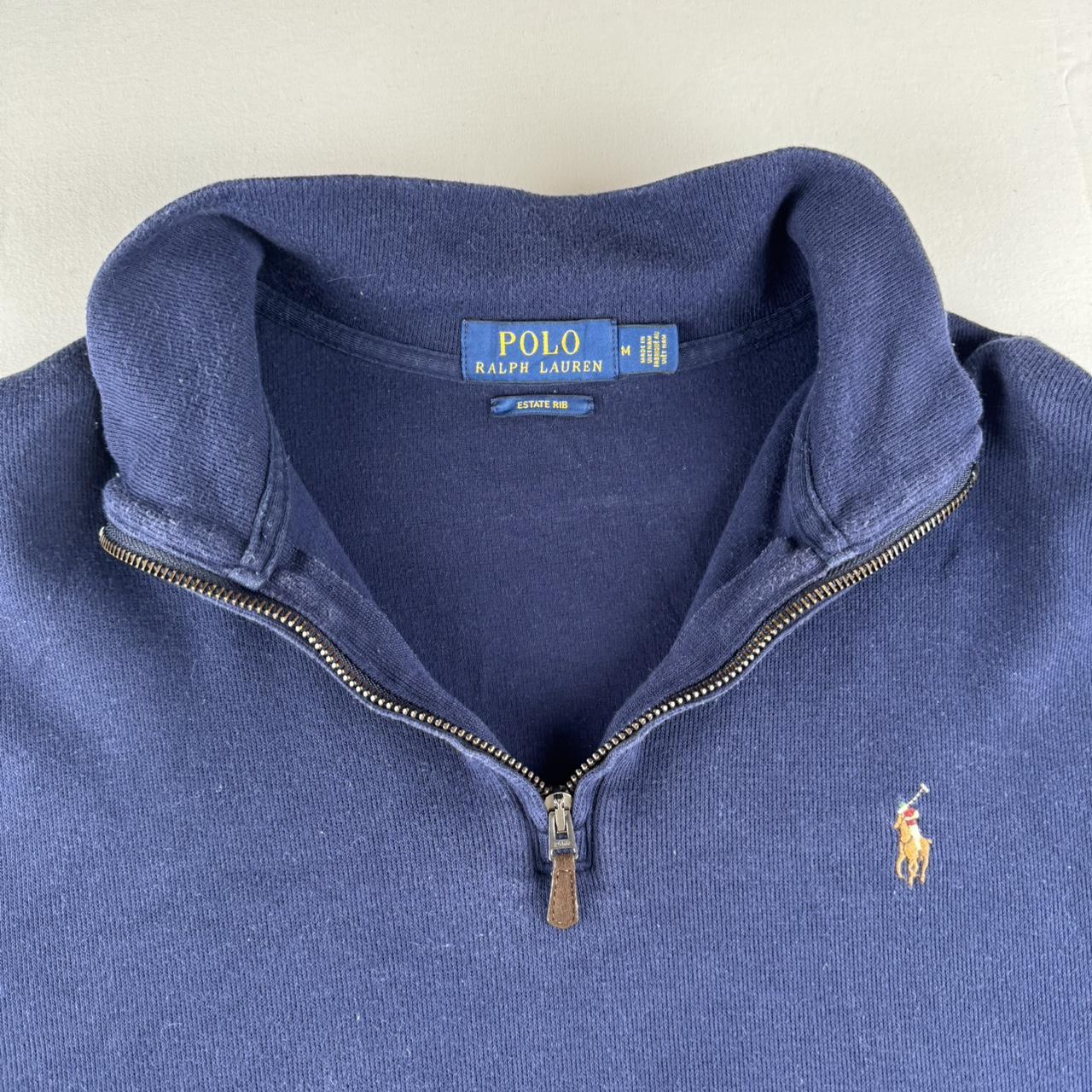 Polo Ralph Lauren Embroidered Pony Quarter Zip Fleece M