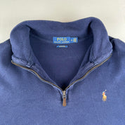 Polo Ralph Lauren Embroidered Pony Quarter Zip Fleece M