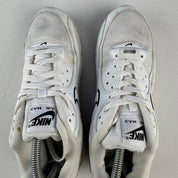 Nike Air Max 90s White Black UK8