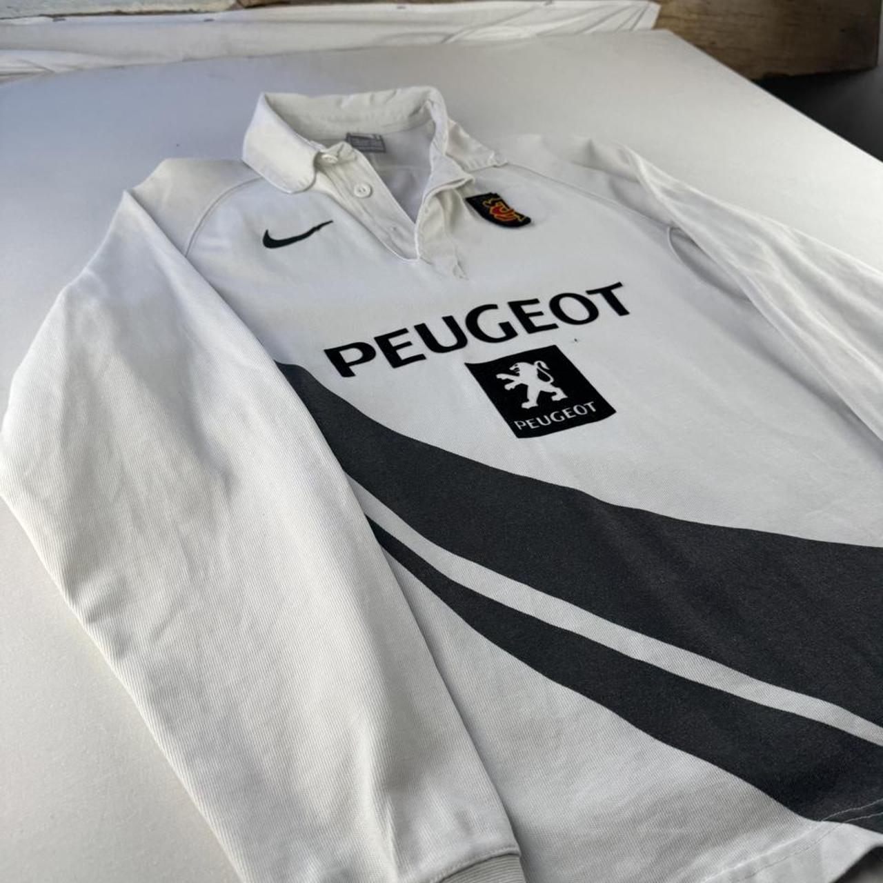 Late 2000s Nike Stade Toulousain Long Sleeve Rugby Polo S