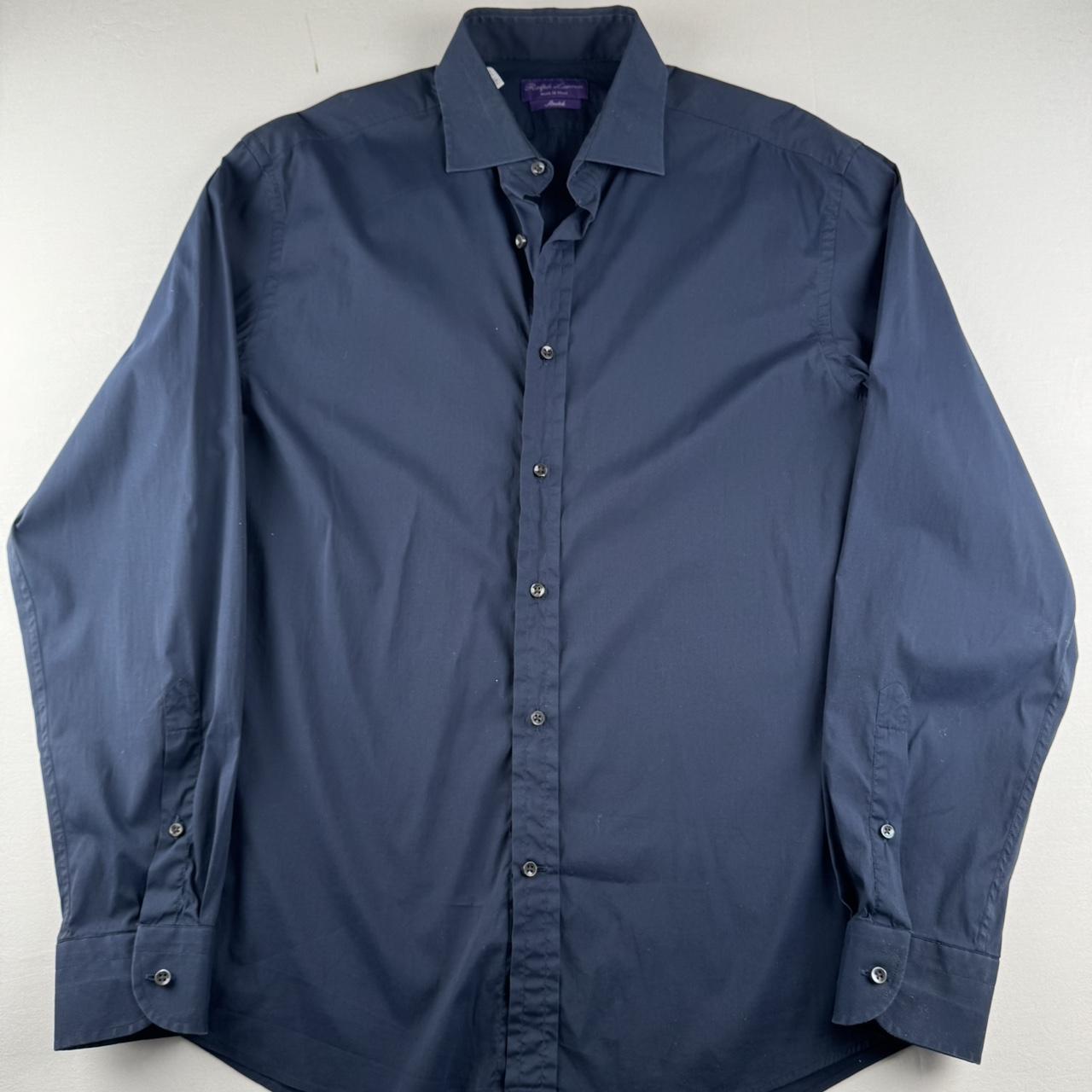 Polo Ralph Lauren Purple Label Made in Italy Cotton Shirt 16