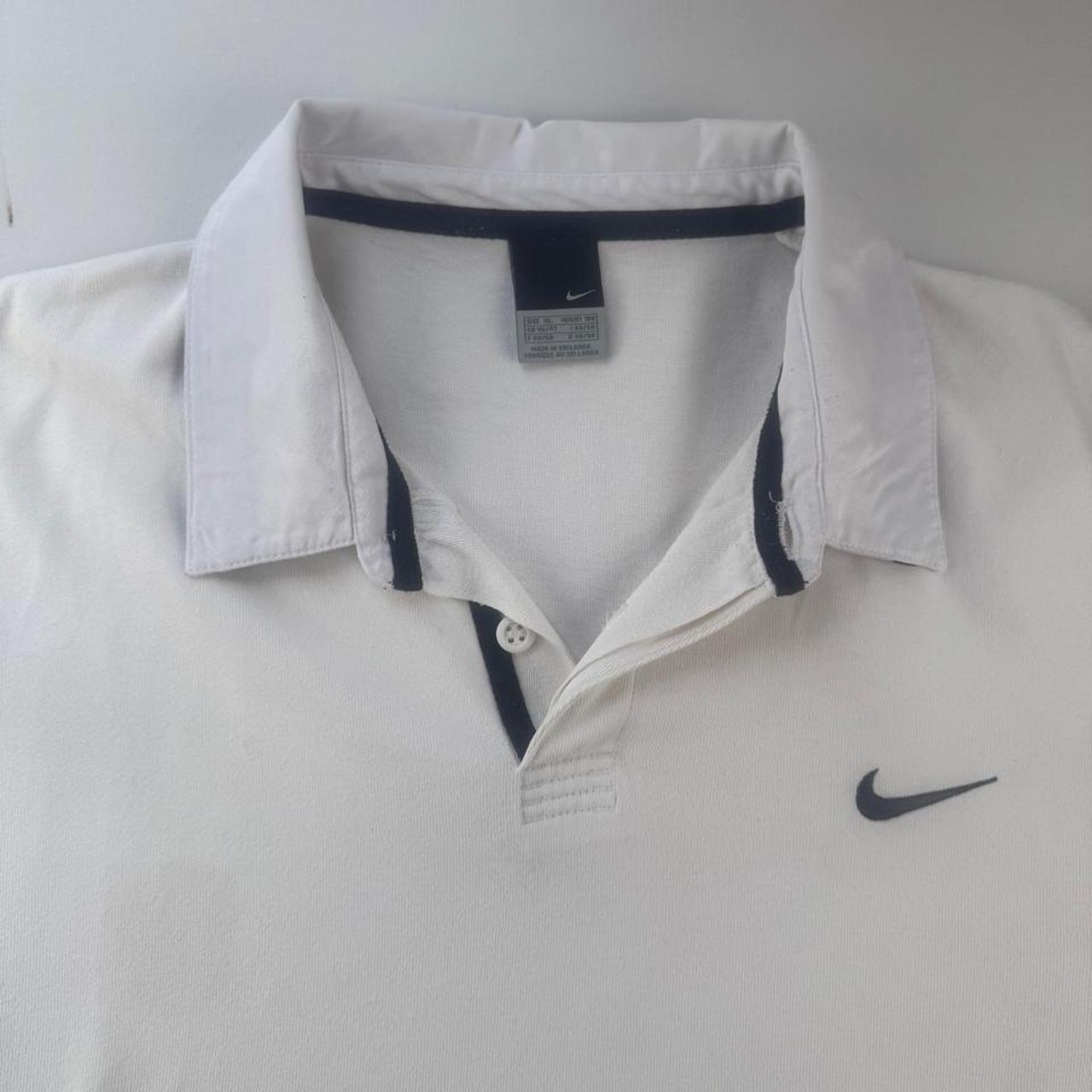 Nike Embroidered 2000s Swoosh Rugby Polo XL