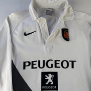 Late 2000s Nike Stade Toulousain Long Sleeve Rugby Polo S