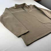 1990s Nike Embroidered Spellout Quarter Zip Fleece S