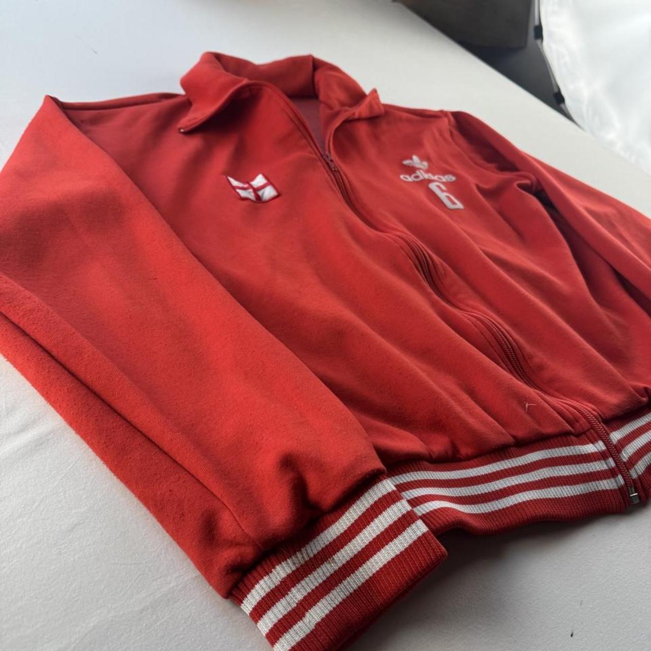 Mid 2000s Adidas England 6 Womens Tracksuit Jacket L
