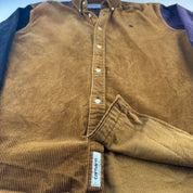Tricolour Carhartt WIP Long Sleeve Madison Corduroy Button Down Shirt XL