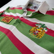 1993-95 Leicester Tigers Cotton Oxford Rugby Polo Shirt L