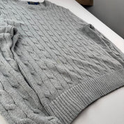 Polo Ralph Lauren Embroidered Logo Cable Knitted Jumper M