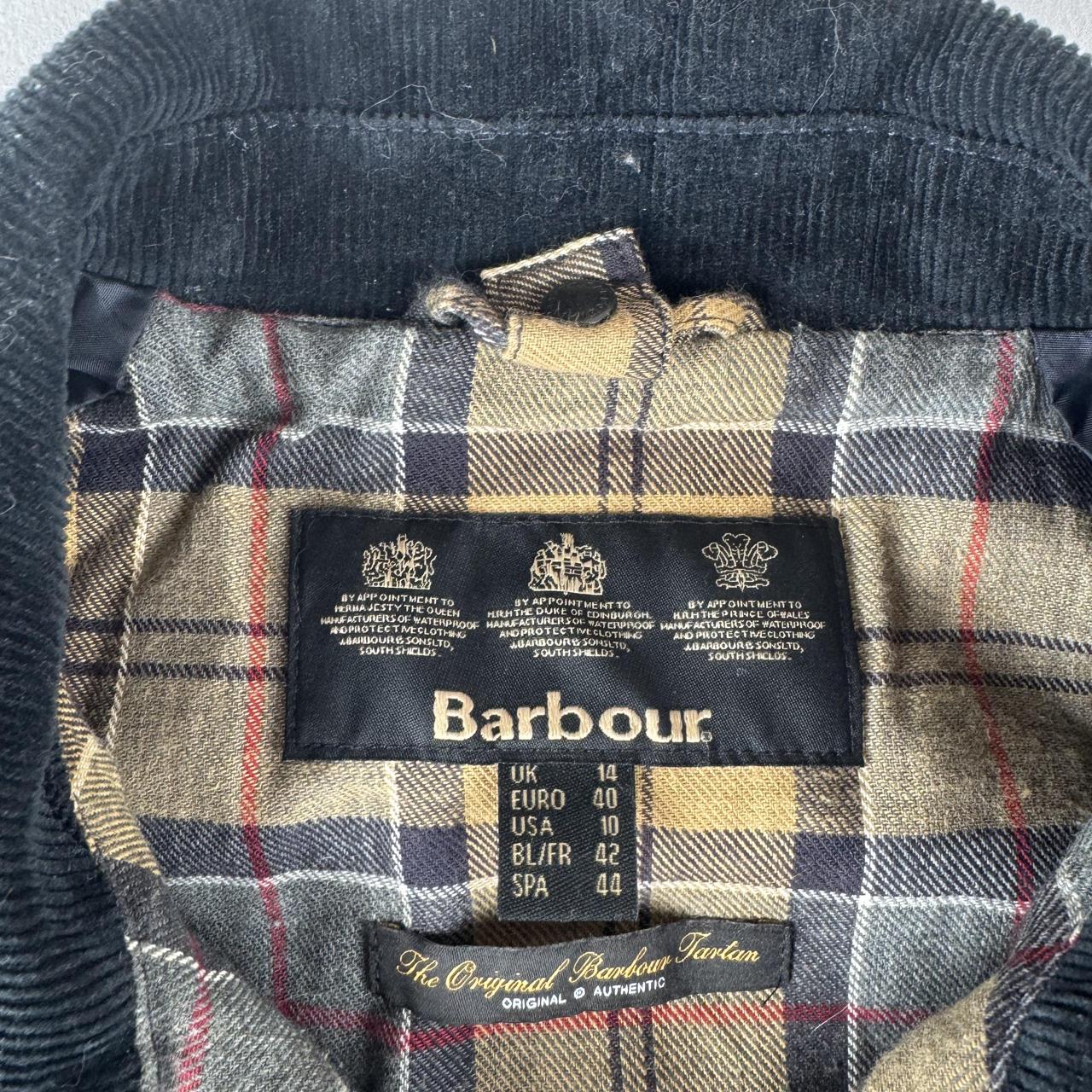 Barbour Jacket in Navy Size 14