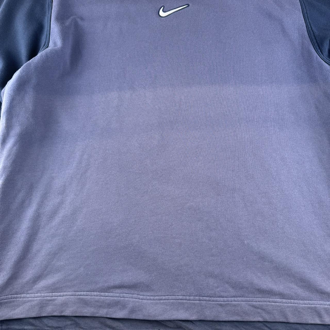 1990s Nike Centre Swoosh embroidered Distressed Oversized Jumper XL