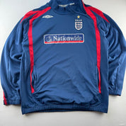 Umbro 2007-09 England Collar Zip Drill Top L