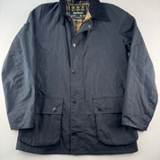 Barbour Ashby Wax Jacket Small Dark Navy S