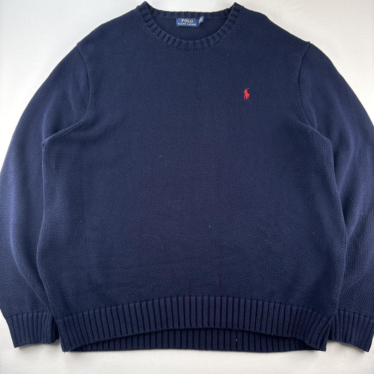 Polo Ralph Lauren Embroidered Logo Knitted Crewneck Jumper XXL