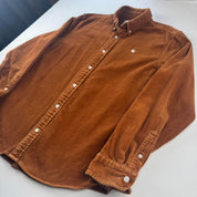 Carhartt WIP Brown Corduroy Button Down Shirt L