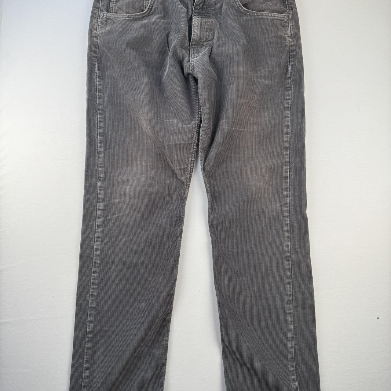 Grey Patagonia Corduroy Straight Leg Trousers 36W 32L