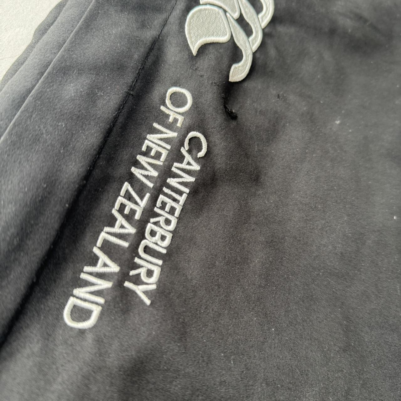 Black and Grey Canterbury Uncuffed Joggers