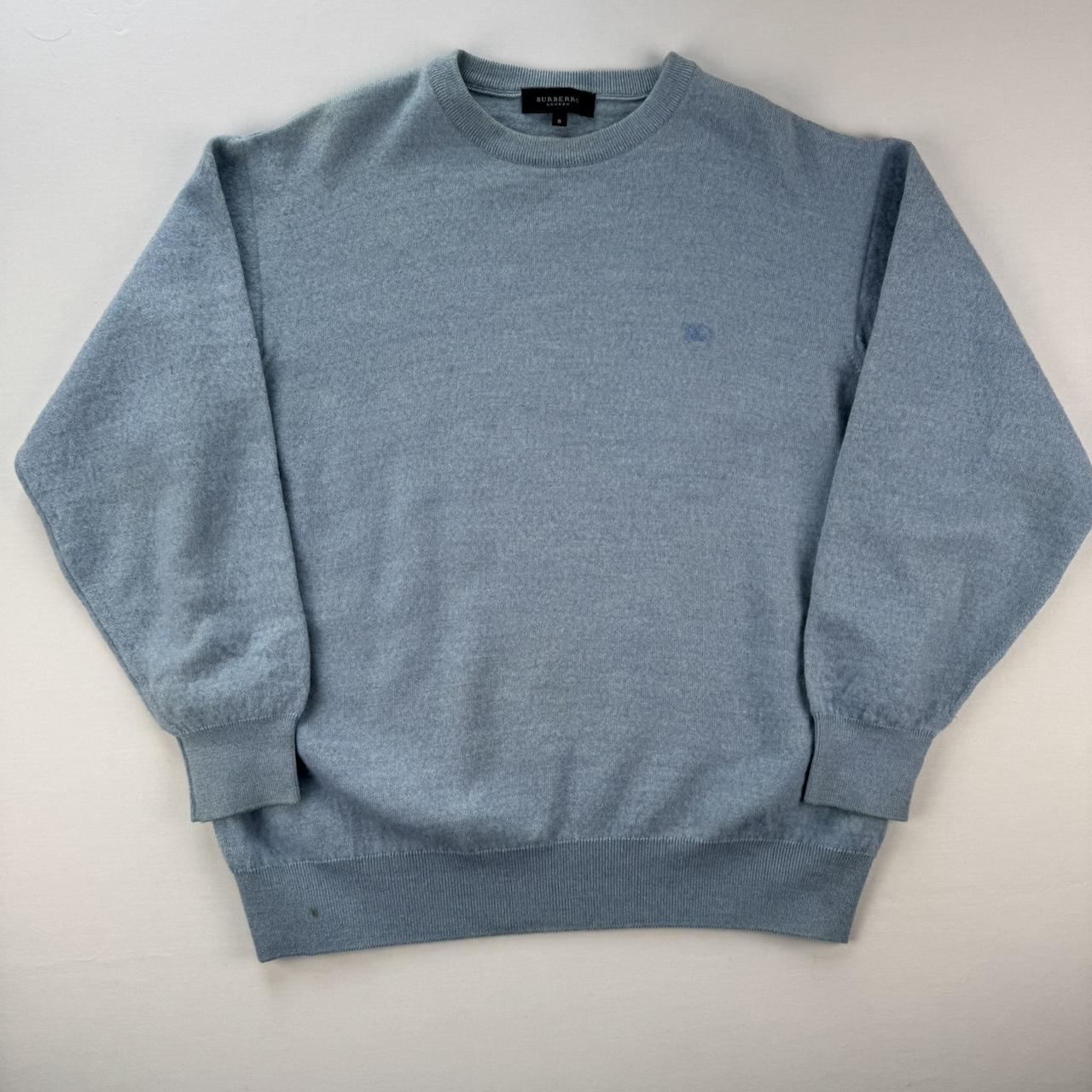 Womens Embroidered Logo Burberry Knitted Jumper 10-12