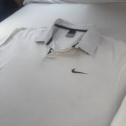 Nike Embroidered 2000s Swoosh Rugby Polo XL