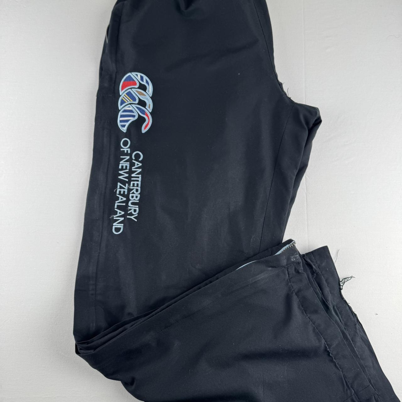 Canterbury Black Uncuffed Fleece Lined Joggers XL