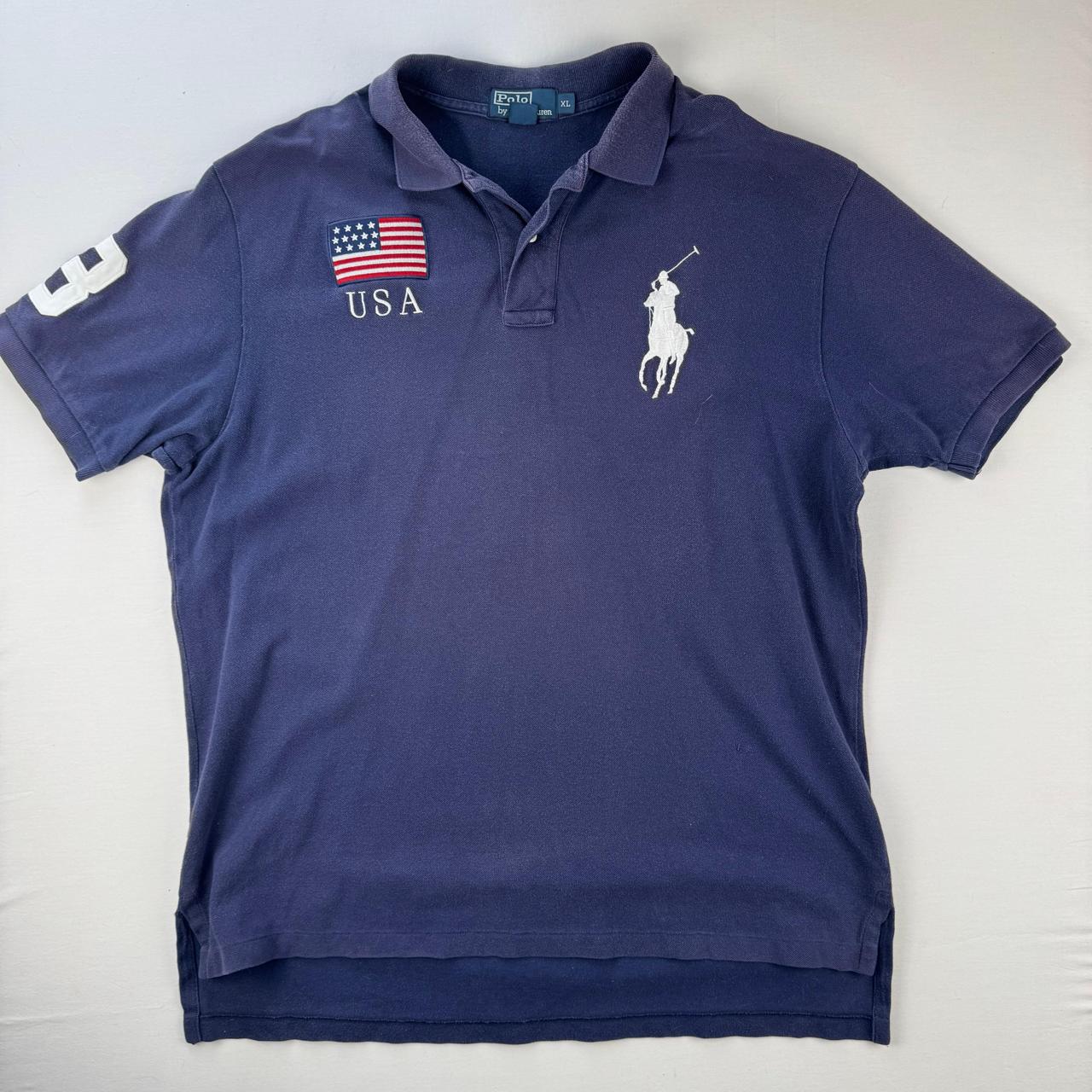 Polo By Ralph Lauren Rugby Shirt in Navy Size XL