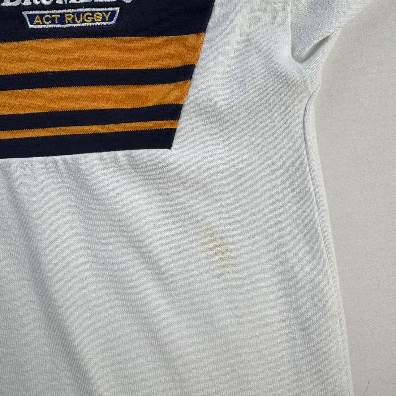Rare 1990s Canterbury Brumbies Embroidered Rugby Polo S