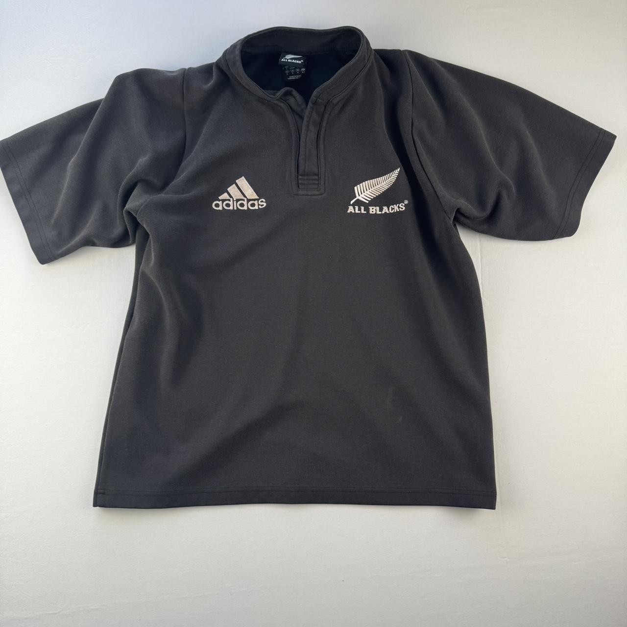 Adidas 2000s New Zealand Rugby Polo Shirt S