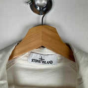 Stone Island shell jacket XL, black with logo trim and lightweight material.