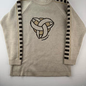 1990s O'Neill Nordic Spellout Knitted Jumper L