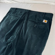 Carhartt WIP Green Corduory Menson Pant 34W