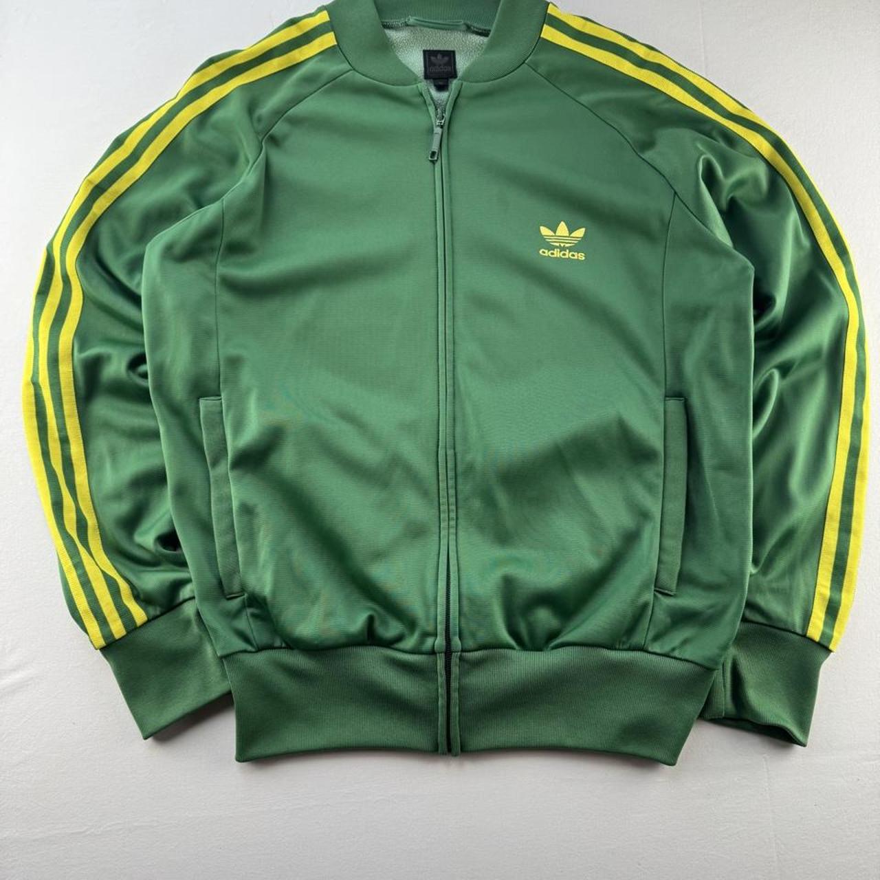 Early 2000s Adidas Brazil Colourway Track Jacket M
