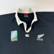 Rare 1995 Canterbury Rugby World Cup New Zealand All Blacks Polo L